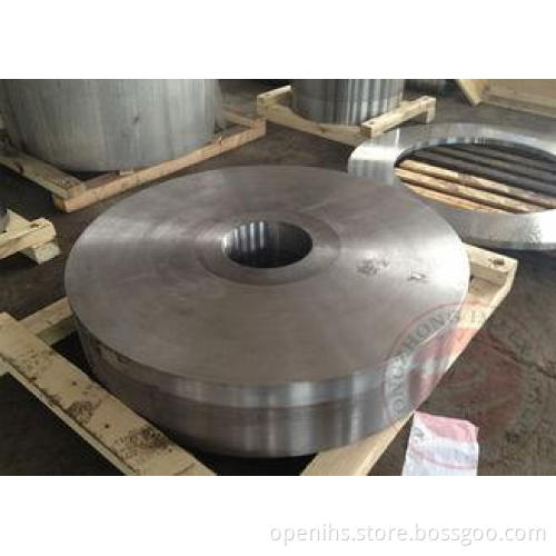 ASTM A388 EN10228 Rolled Ring Flange Forged 50 ton , Carbon